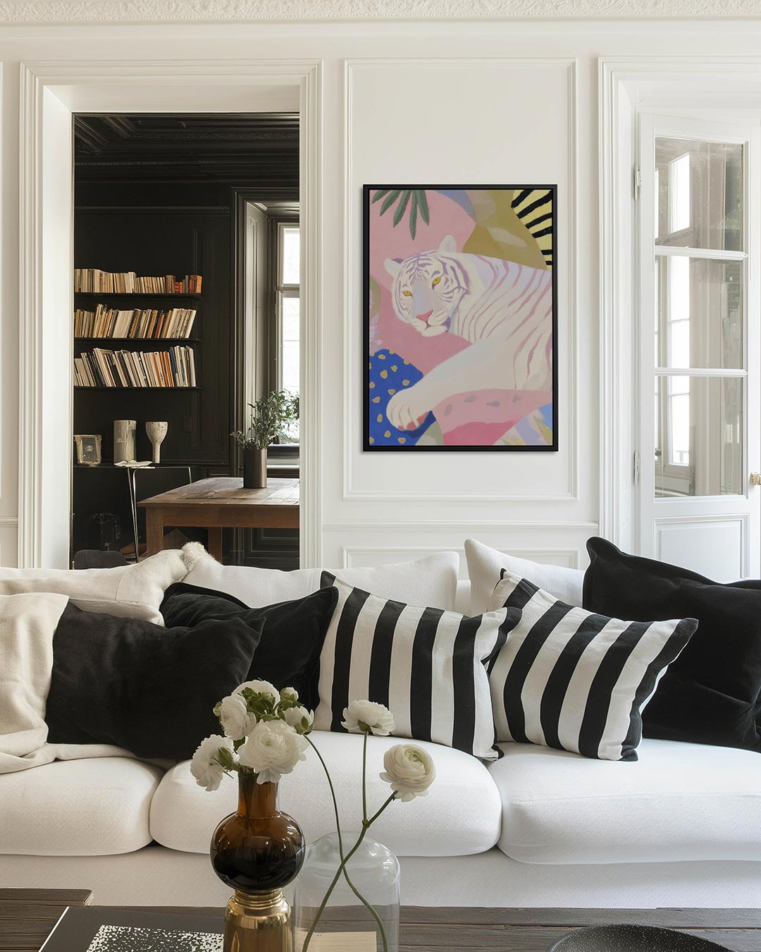 Dromerige tijger Kunstwerk