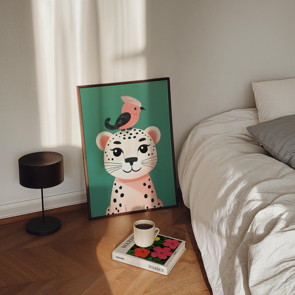Vrolijke Dierenvriendjes Poster-WallArtistic