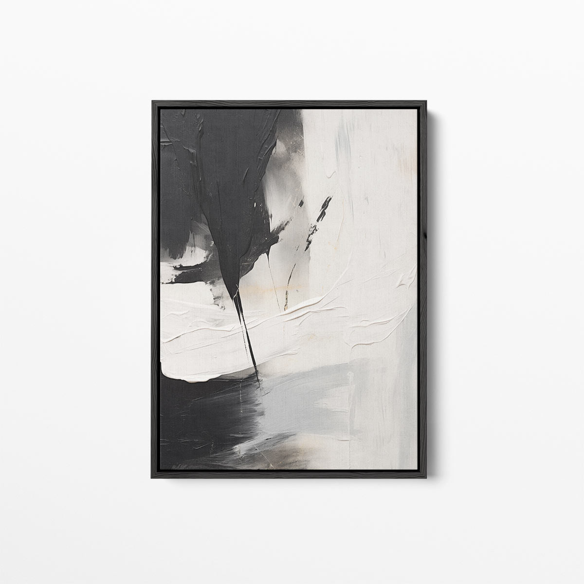 Eclips in Monochroom Kunstwerk-canvas-dibond-plexiglas-wanddecoratie-WallArtistic