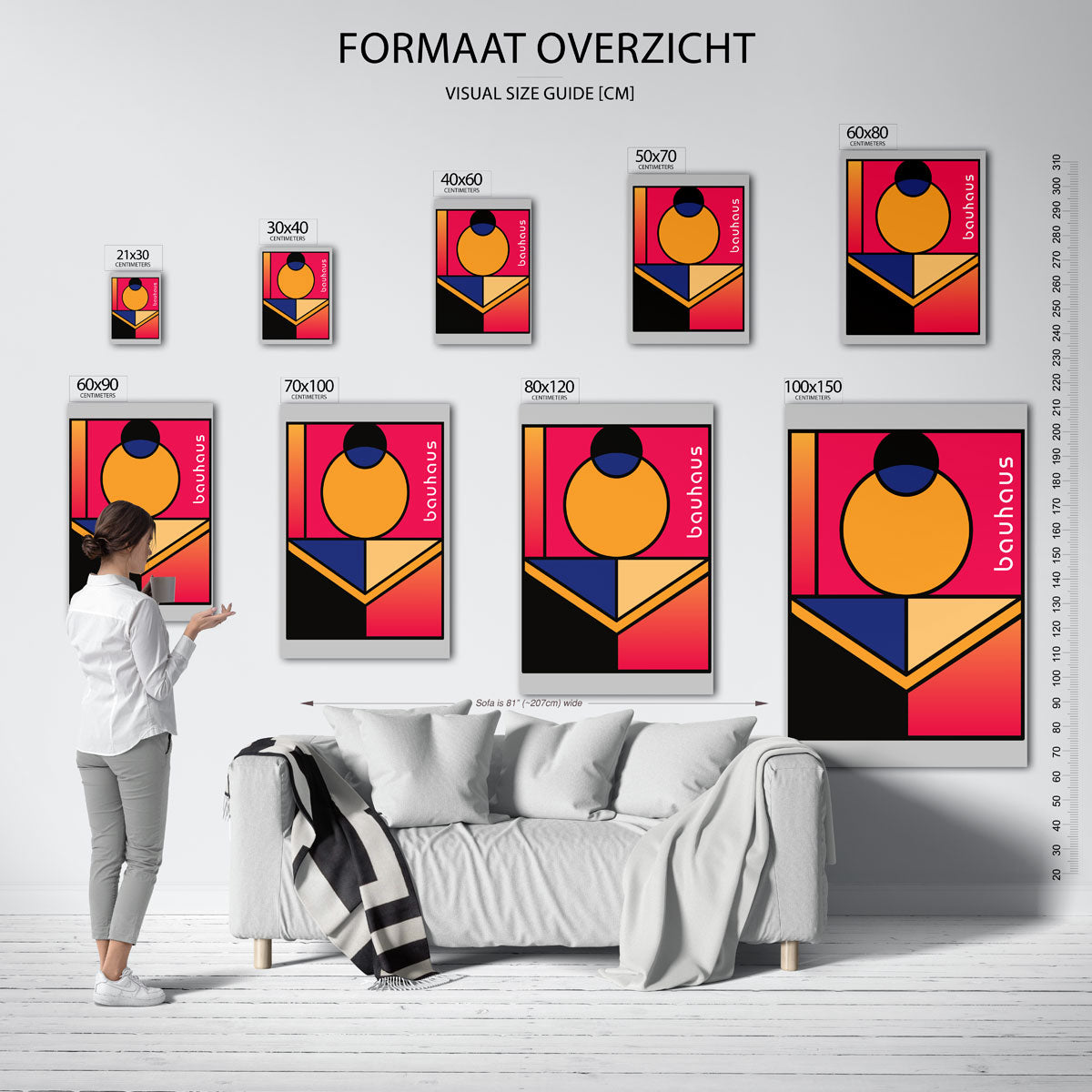 Vorm en kleur Poster