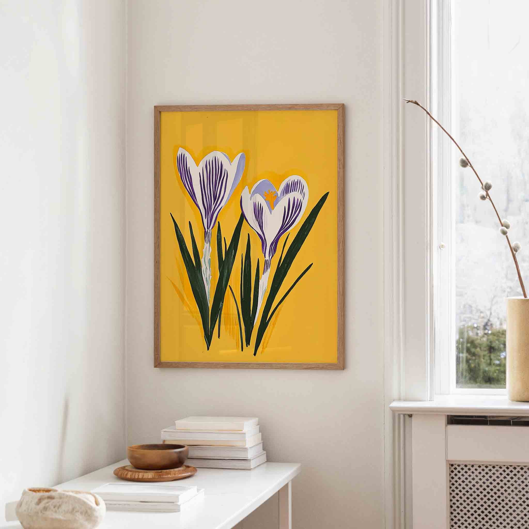 Krokusbloemen Poster
