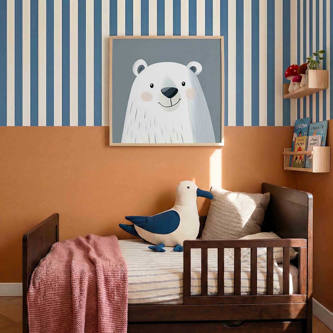 Schattige ijsbeer Poster