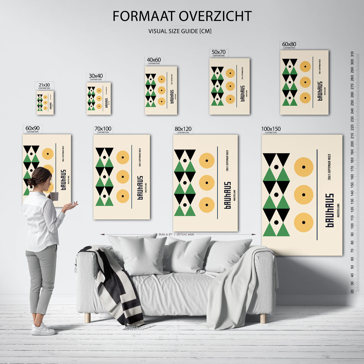 Vormen en vlakken Poster