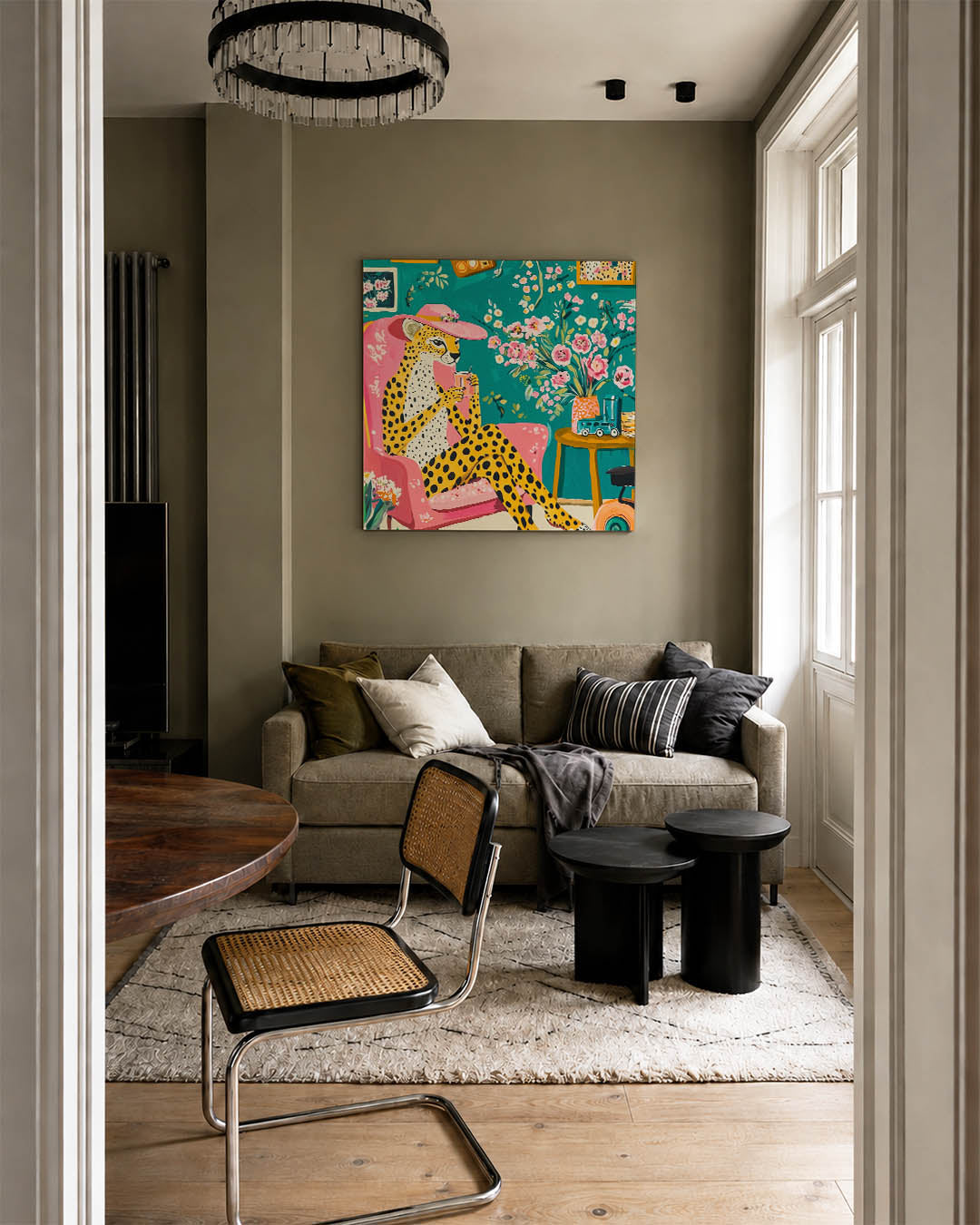 Vrolijke dierenkamer Kunstwerk