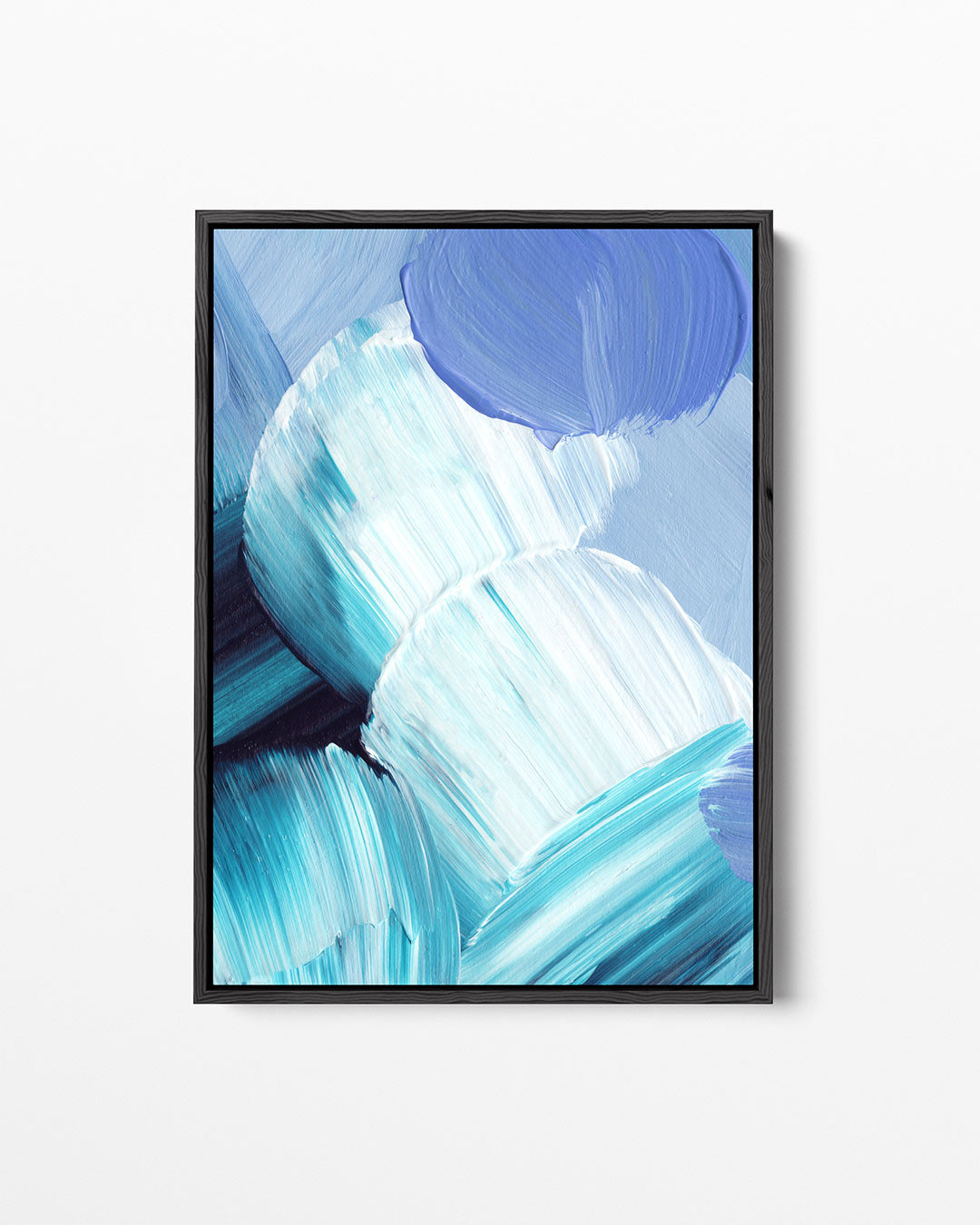 Dynamische kleurencompositie Kunstwerk
