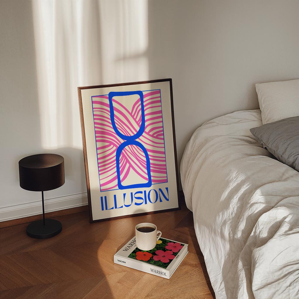 Moderne Illusie Poster-WallArtistic