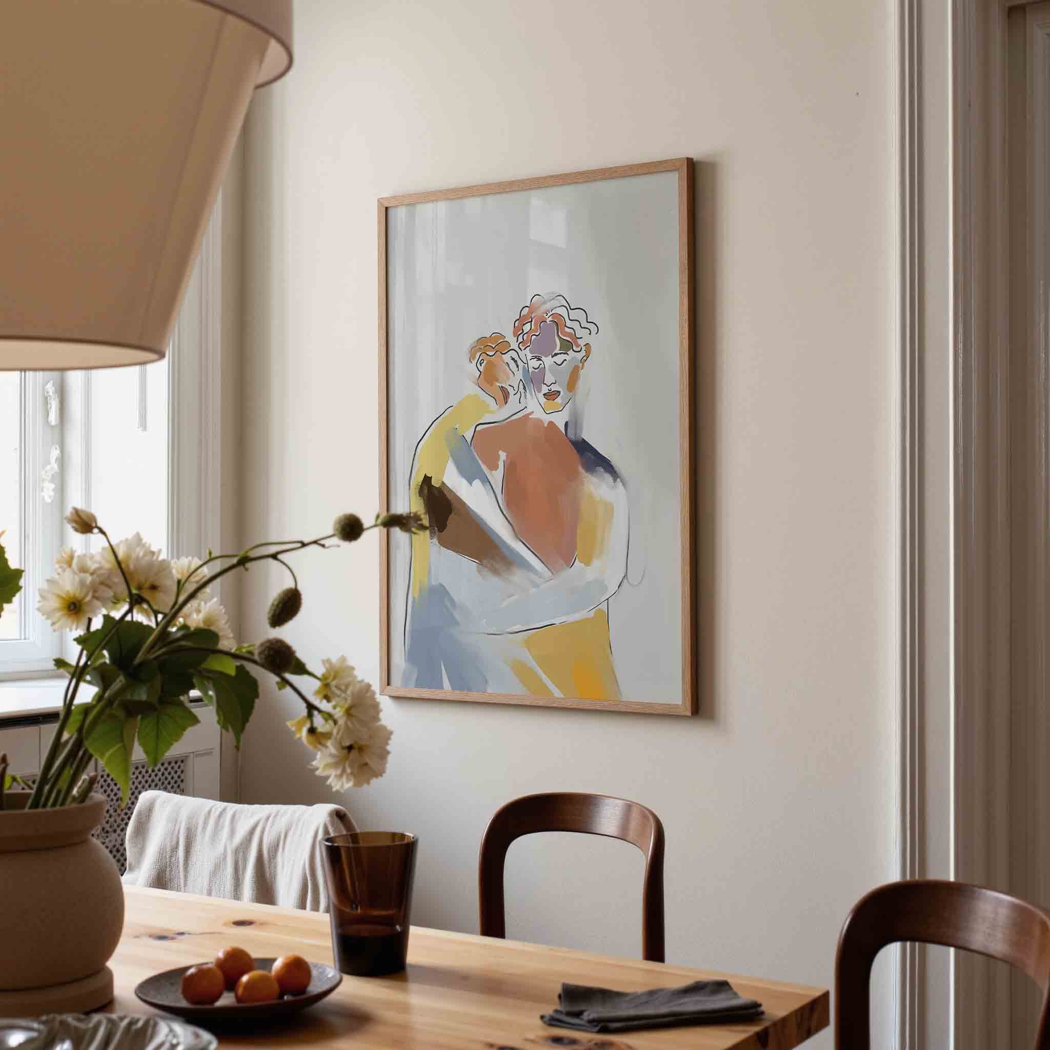 Abstracte figuren Poster