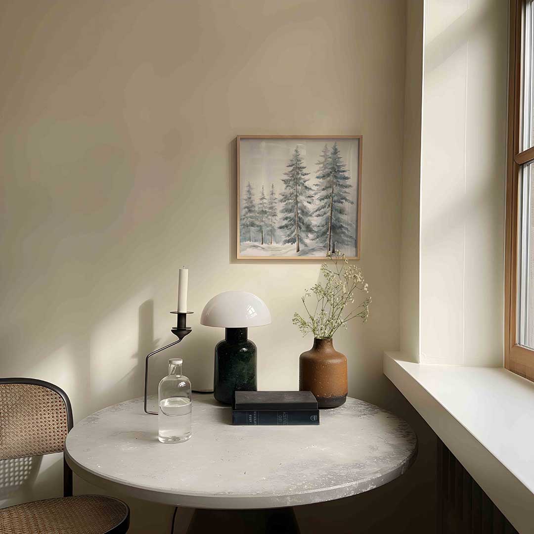 Winterse bomen Poster