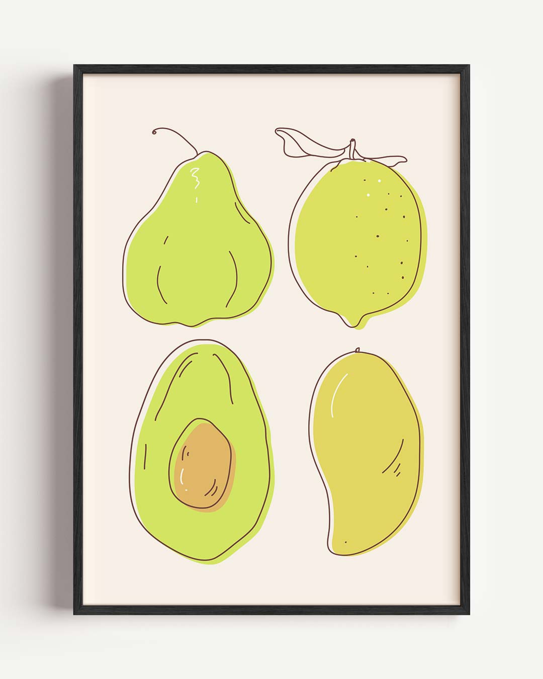 Fruitige Frisse Wandposter-WallArtistic