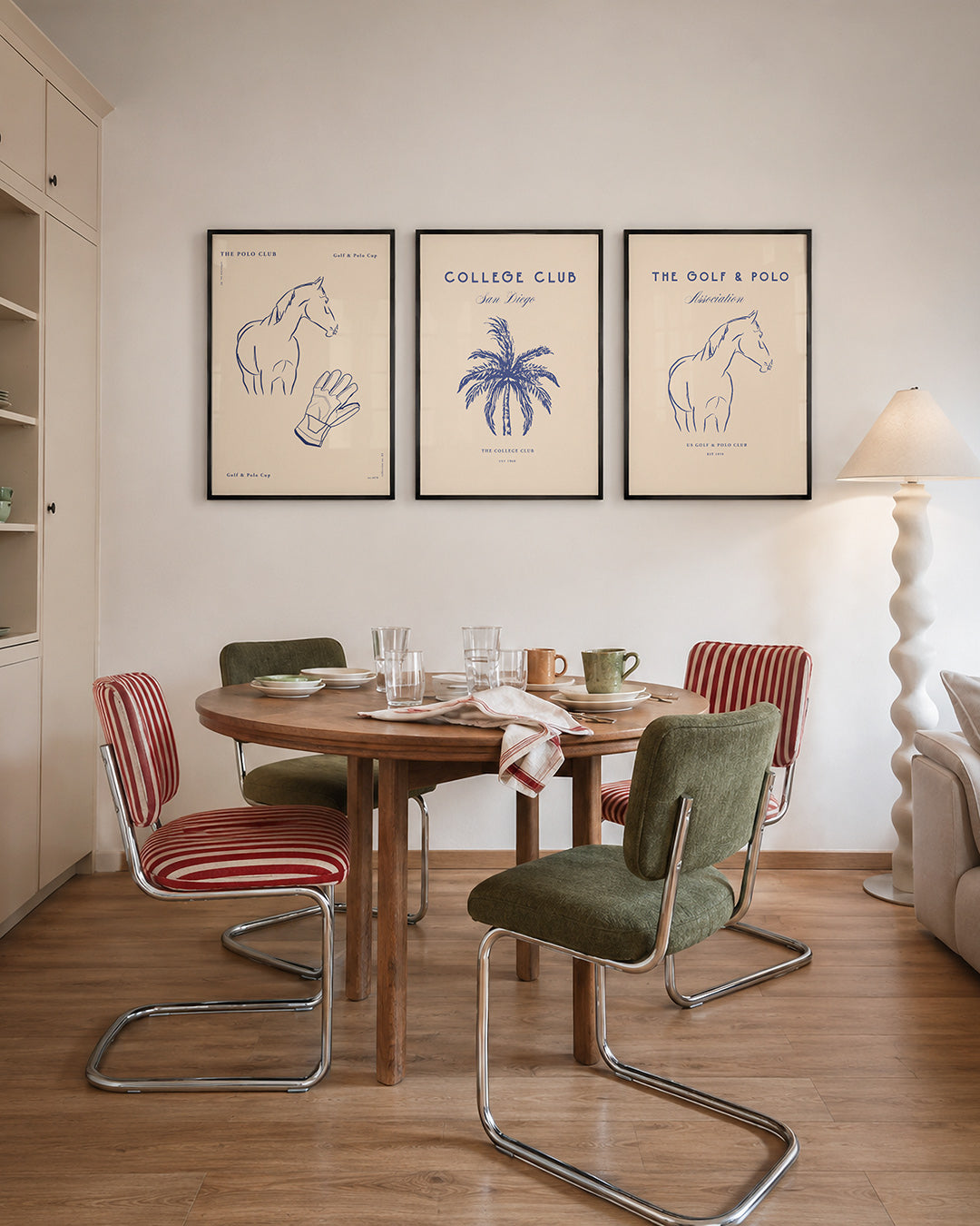 Paard en handschoen Posterset