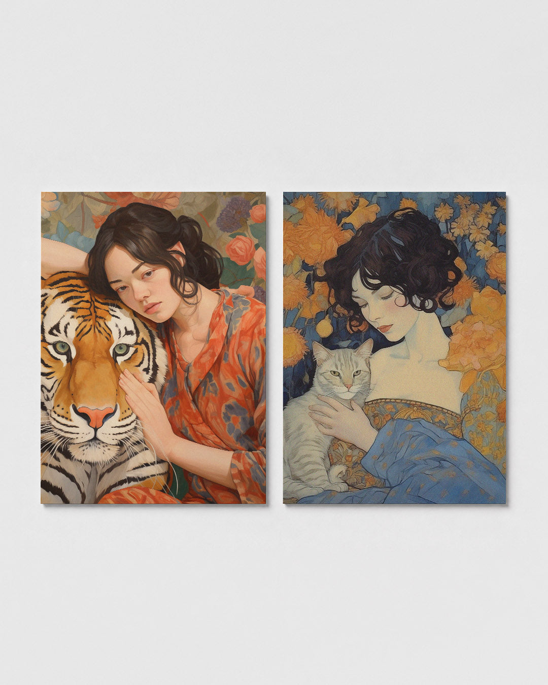 Dier en mens harmonie Posterset