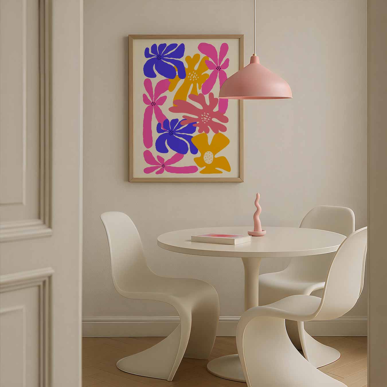 Kleurrijke Bloemenposter-WallArtistic