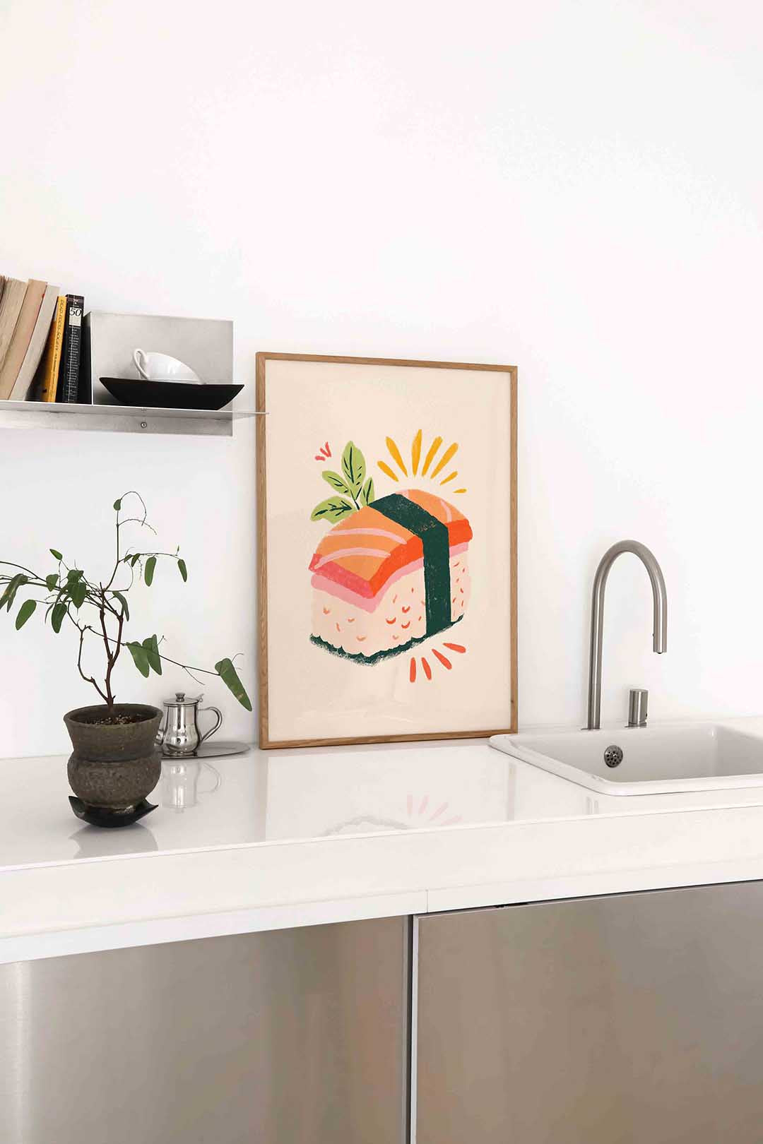 Sushi illustratie Poster