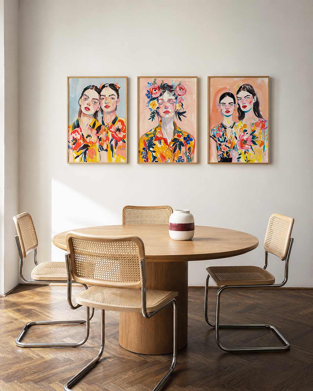 Kleurrijke portretten Posterset