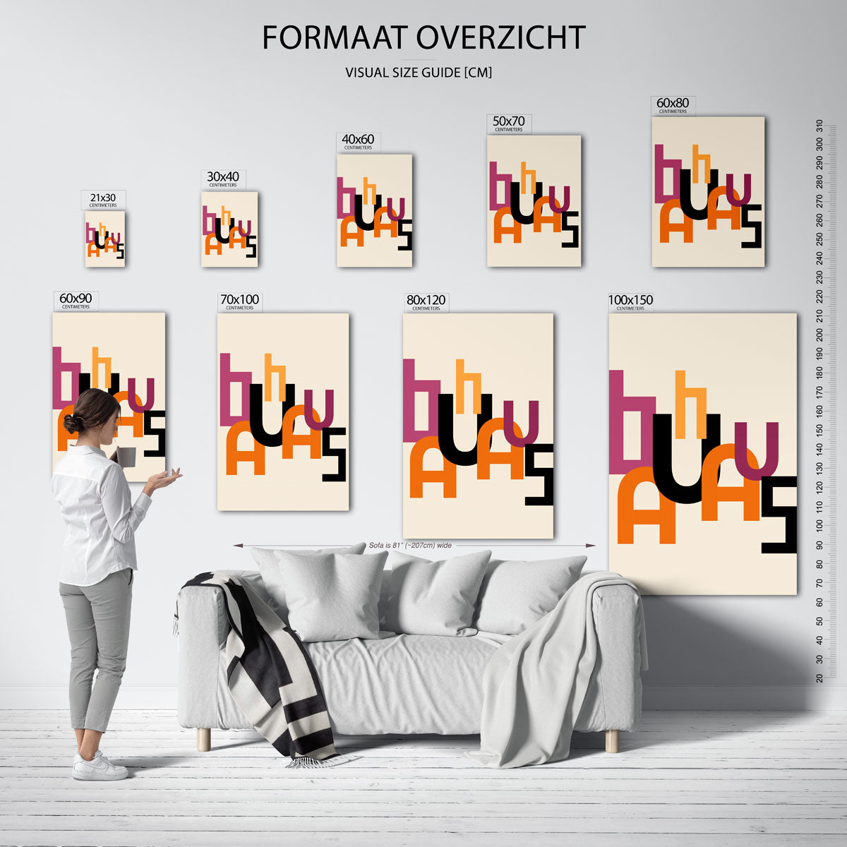 Vormen en vlakken Poster