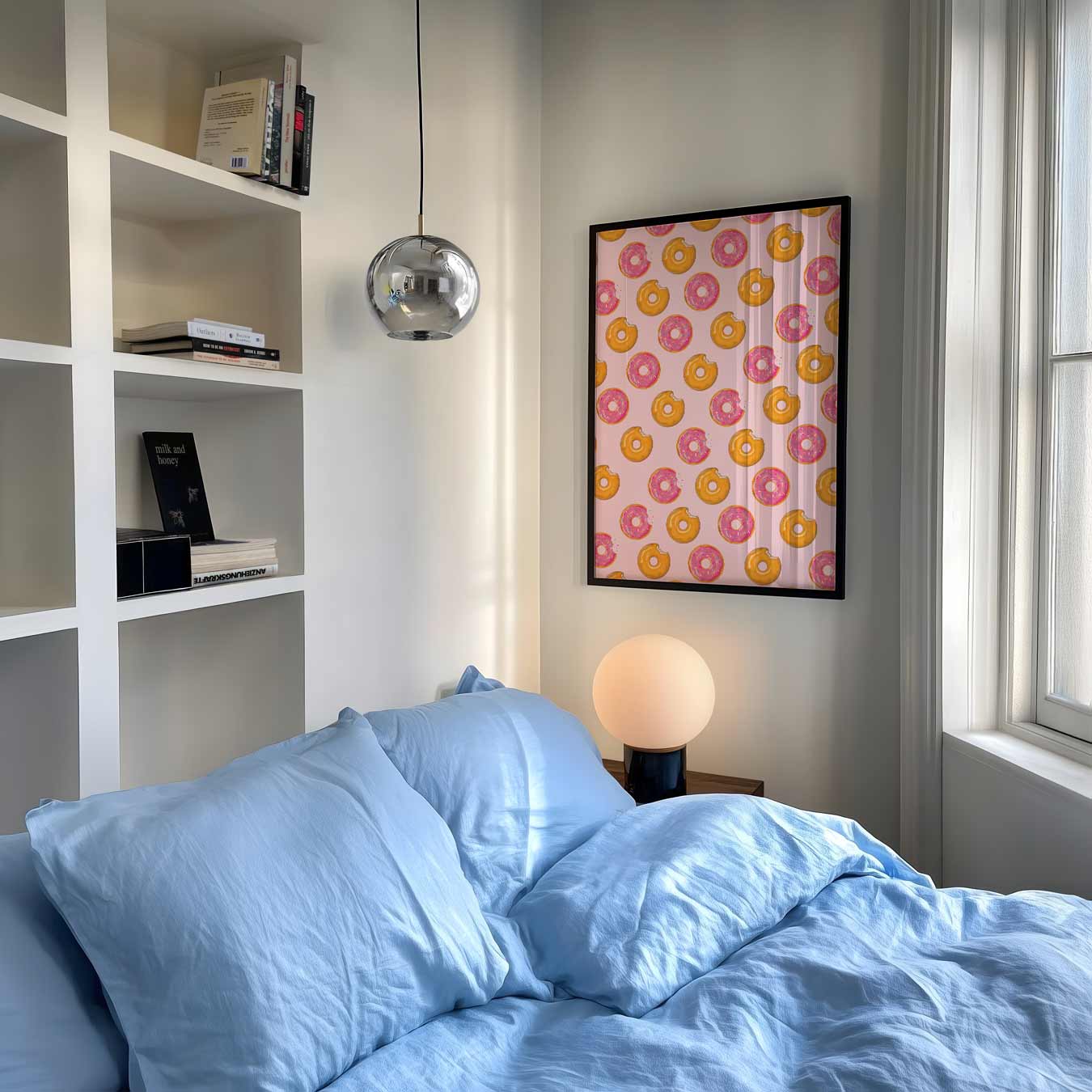 Smakelijke Donut Herhalingsposter-WallArtistic