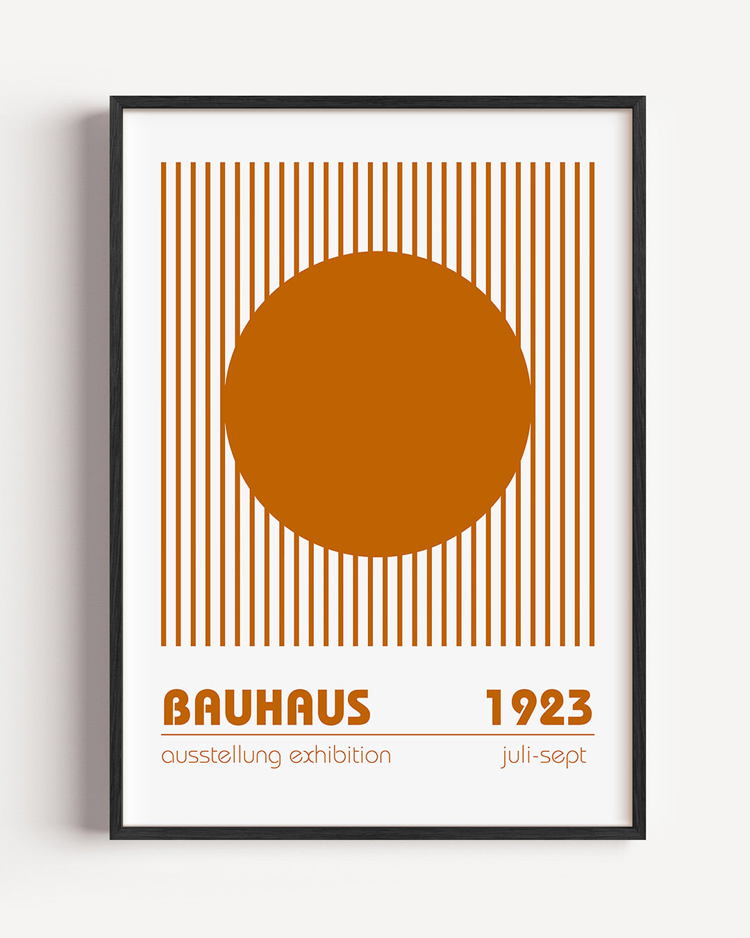 Cirkel en lijnen Poster