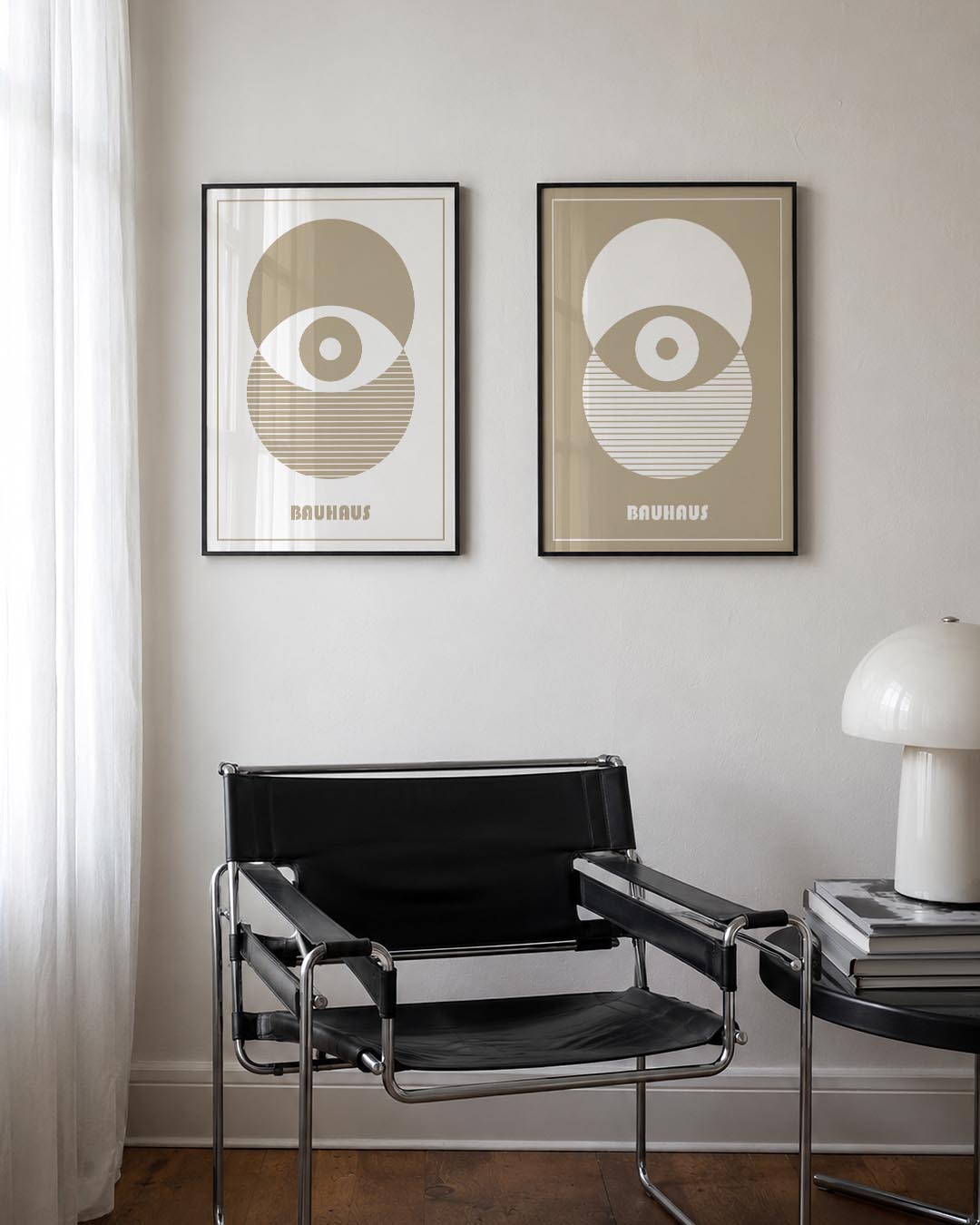 Cirkel en strepen Posterset