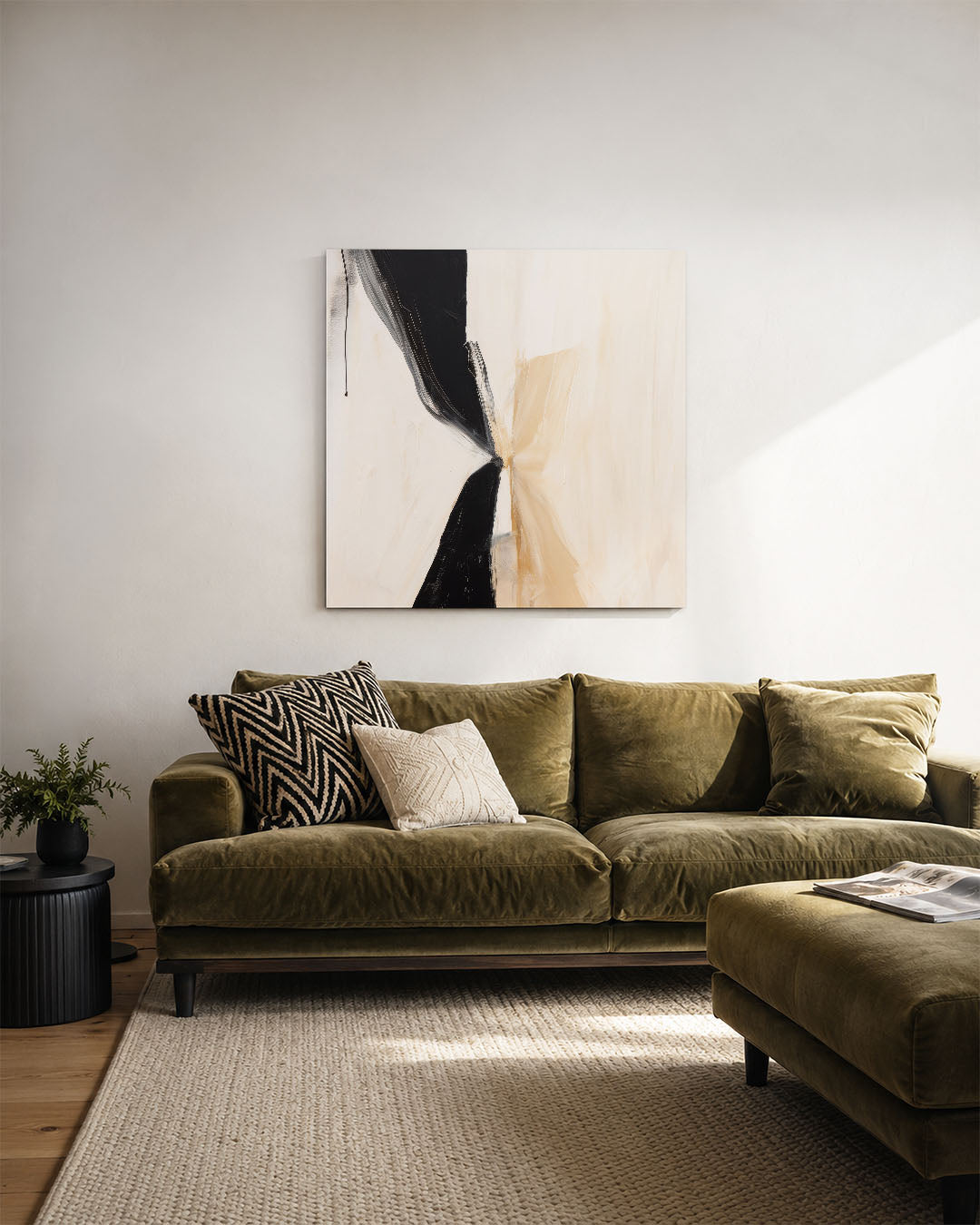 Dynamische vormen Kunstwerk