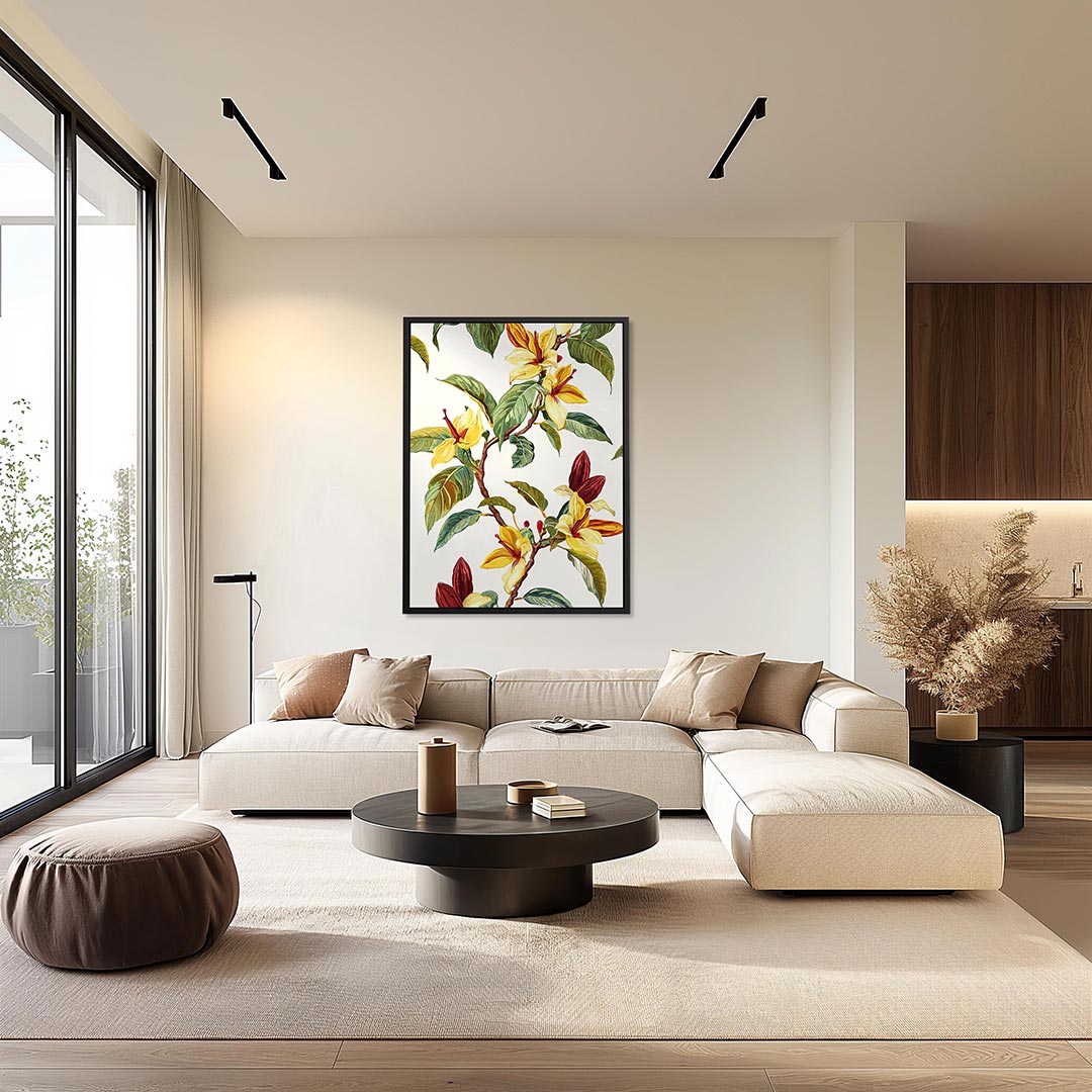 Bloemrijke takken Kunstwerk