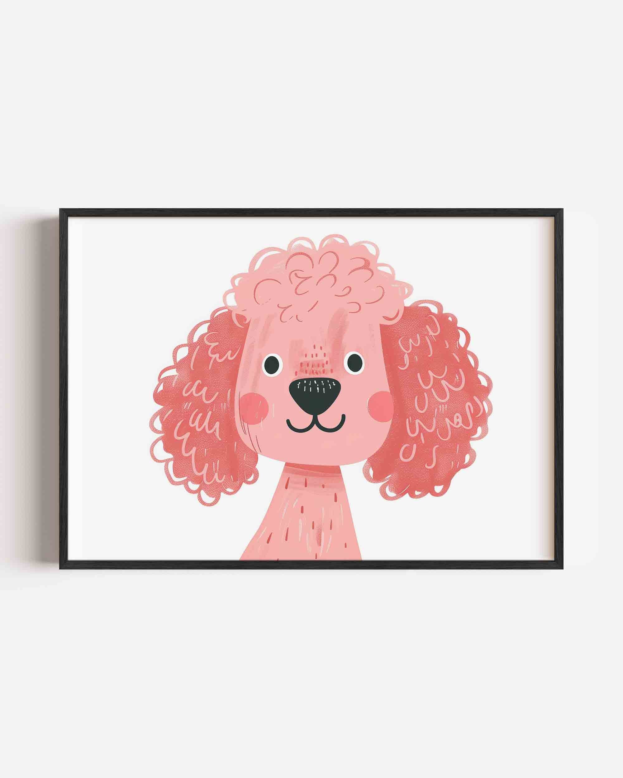 Roze poedel Poster