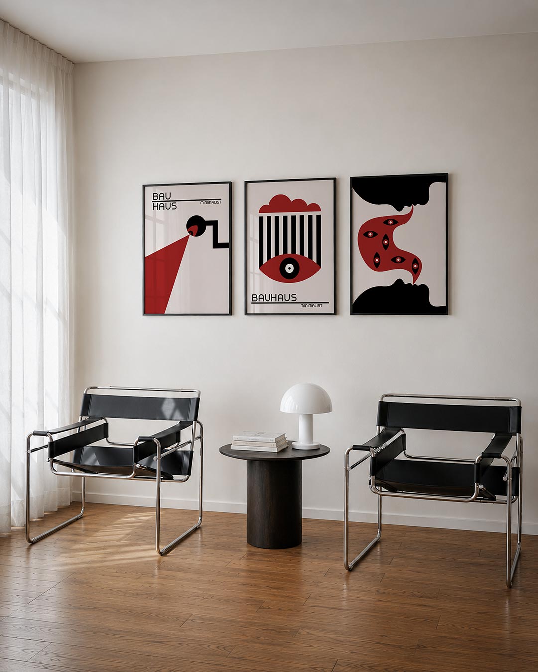 Lijnen en kleurvlakken Posterset