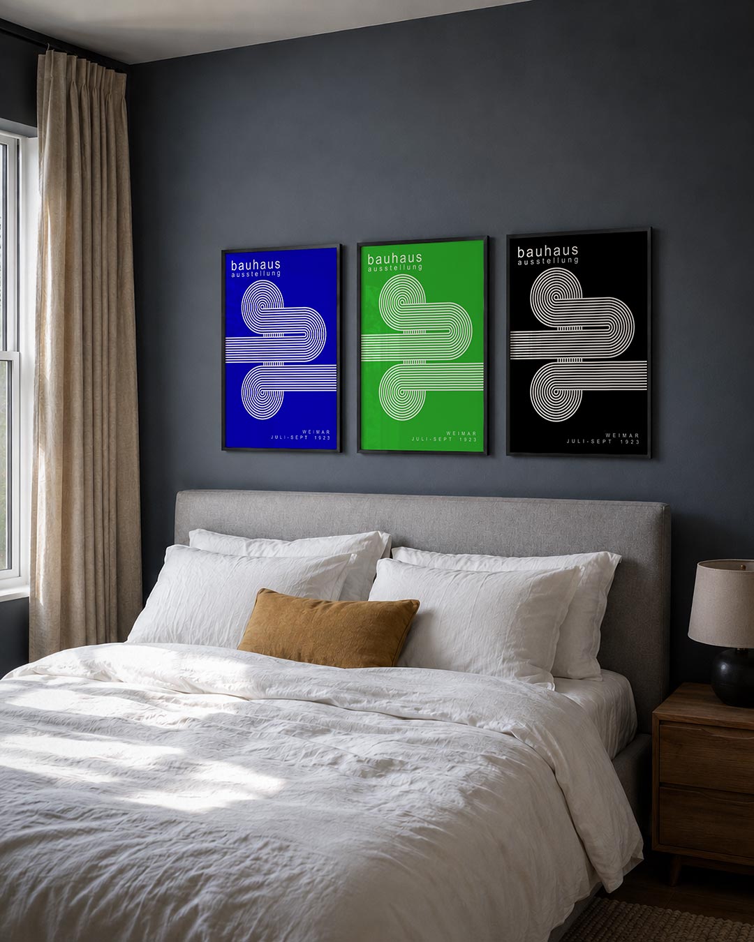 Lijnen en cirkelvormen Posterset