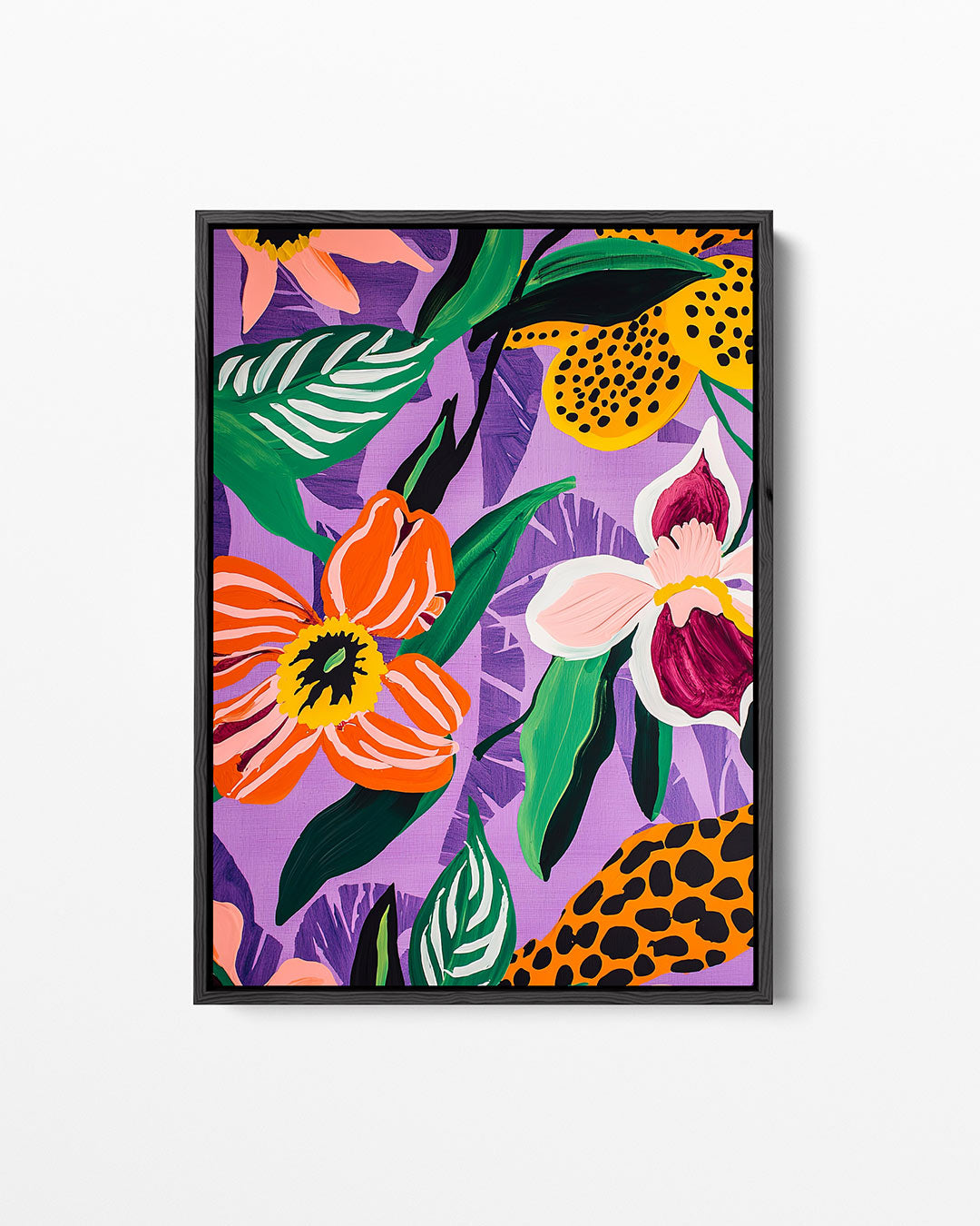 Vrolijke bloemenpracht Kunstwerk