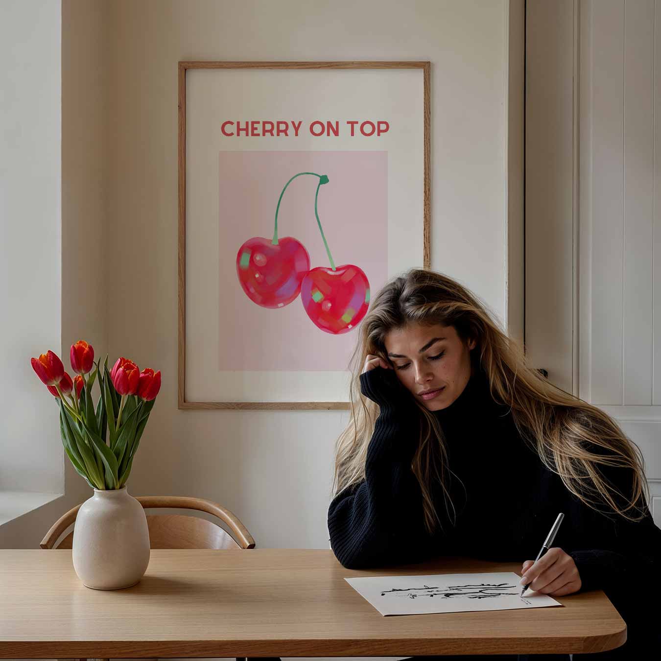 Cherry on Top Poster-WallArtistic