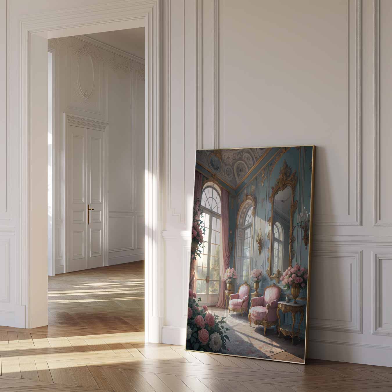 Romantische Bloemenkamer Poster-WallArtistic