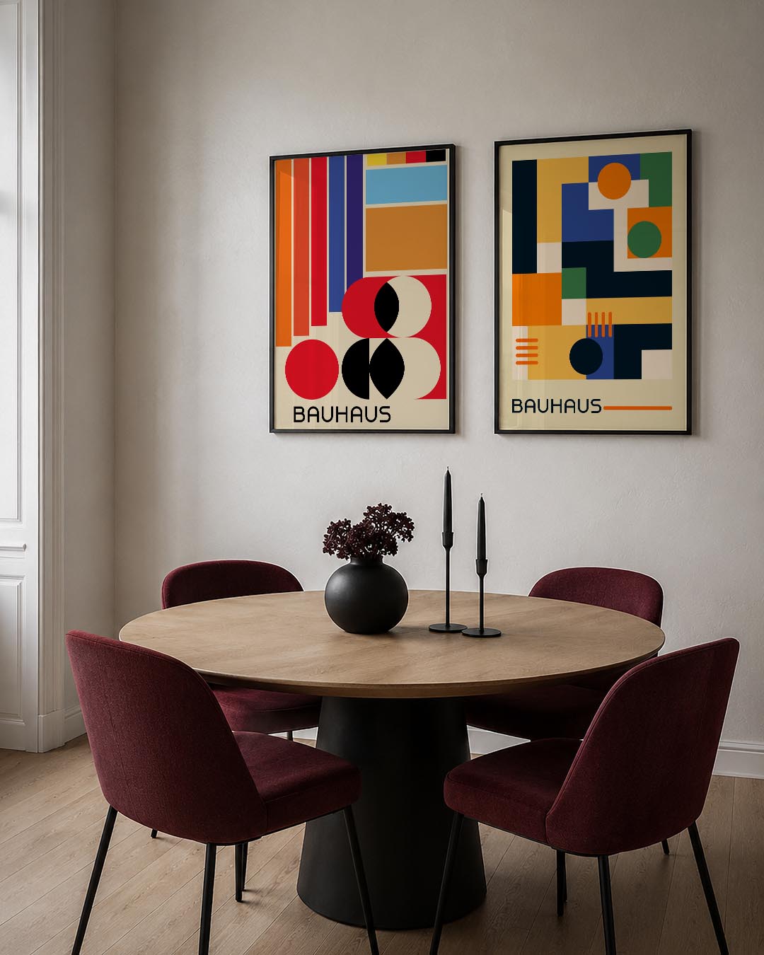 Kleur en vormen Posterset