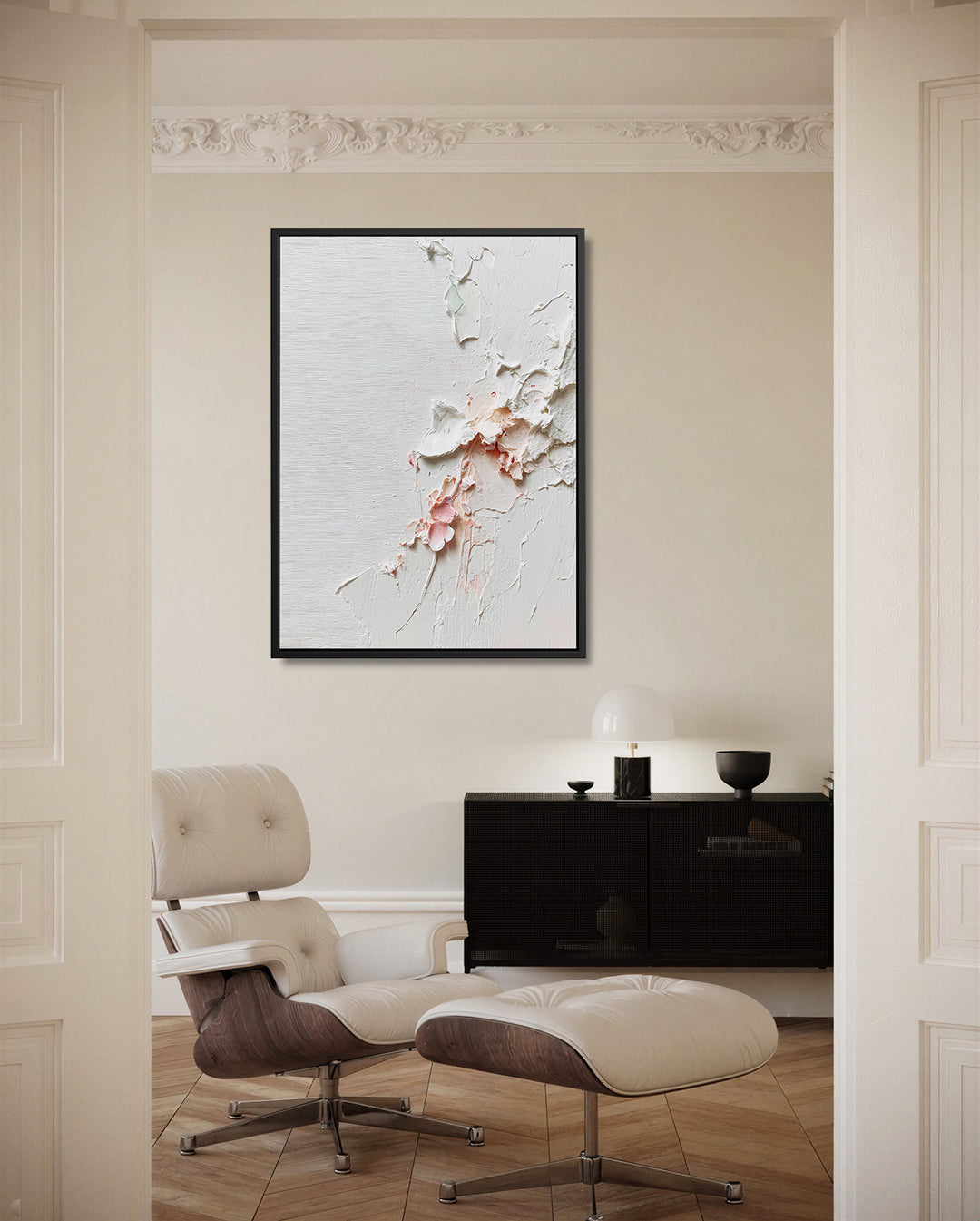 Textuur en pastel Kunstwerk
