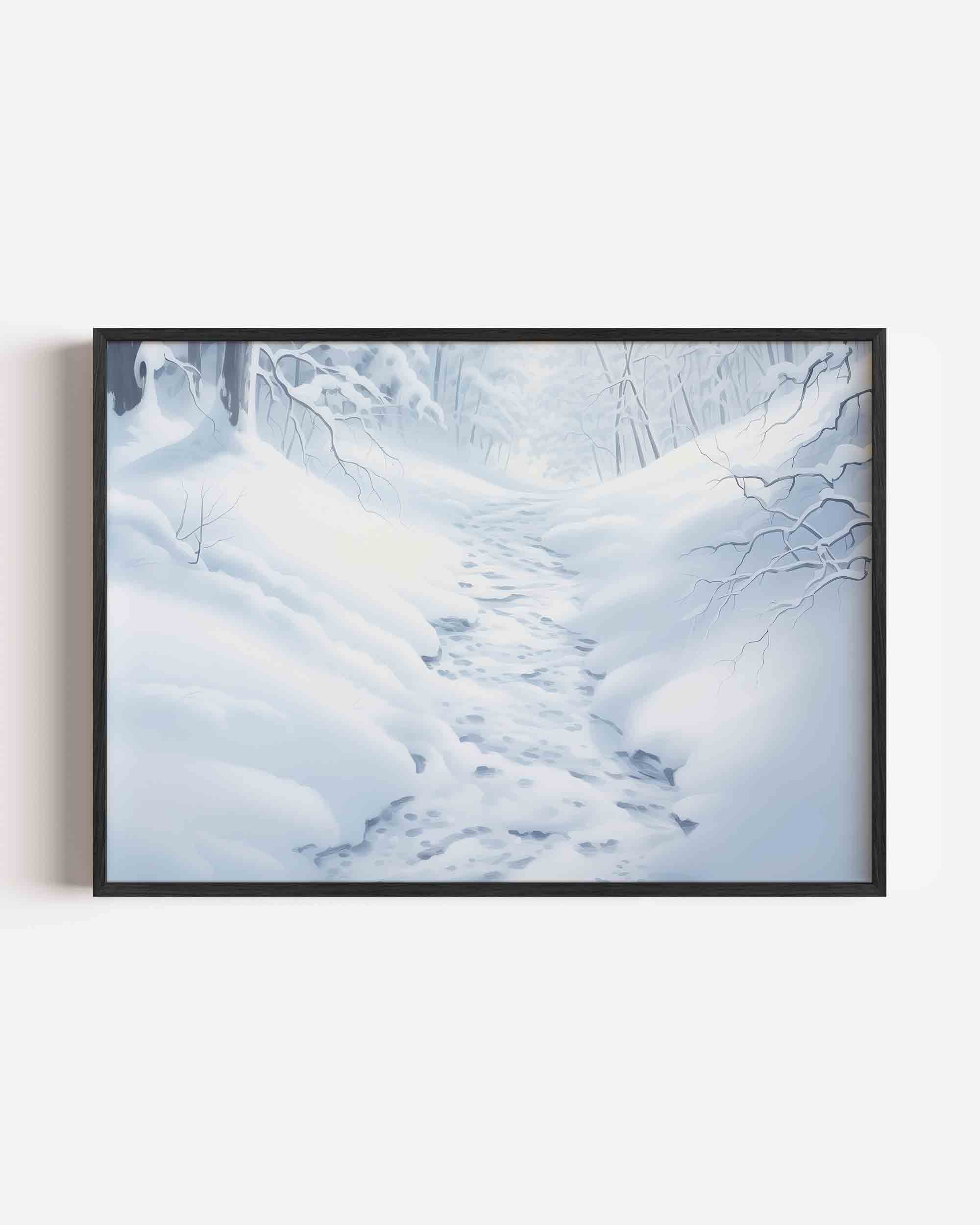 Sneeuwlandschap Poster