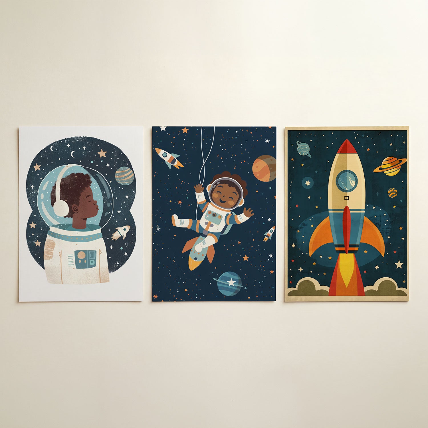Sterren en ruimte Posterset