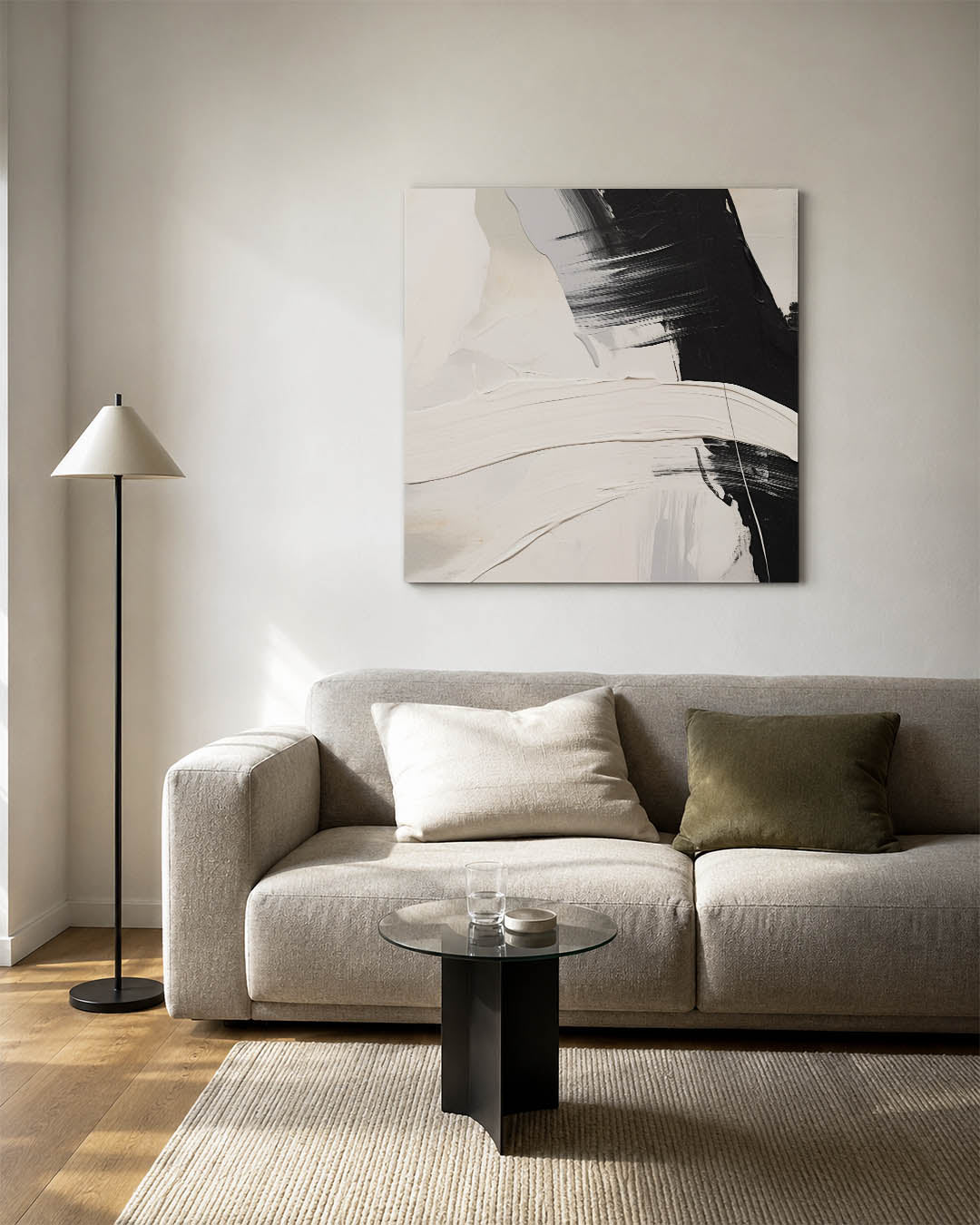 Penseelstreken Kunstwerk