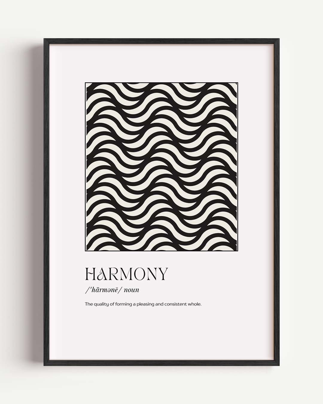 Harmonieuze Golven Poster-WallArtistic