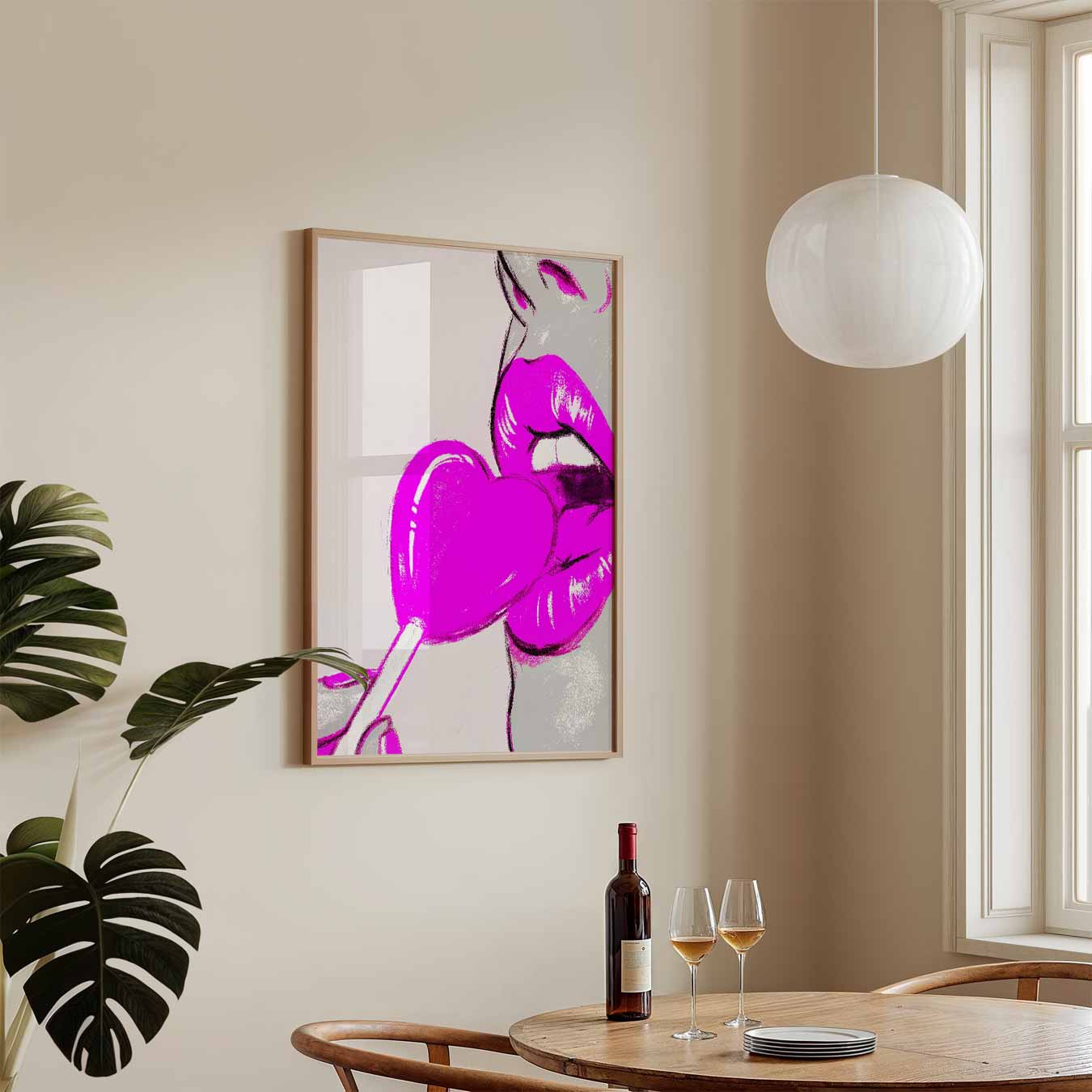 Stijlvolle Pop Art Poster-WallArtistic