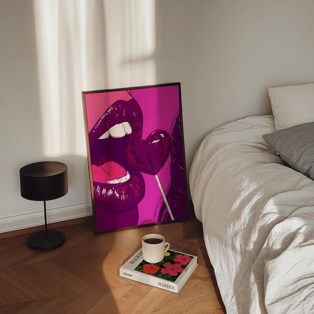 Liefdevolle Lollipop Luxe Poster-WallArtistic