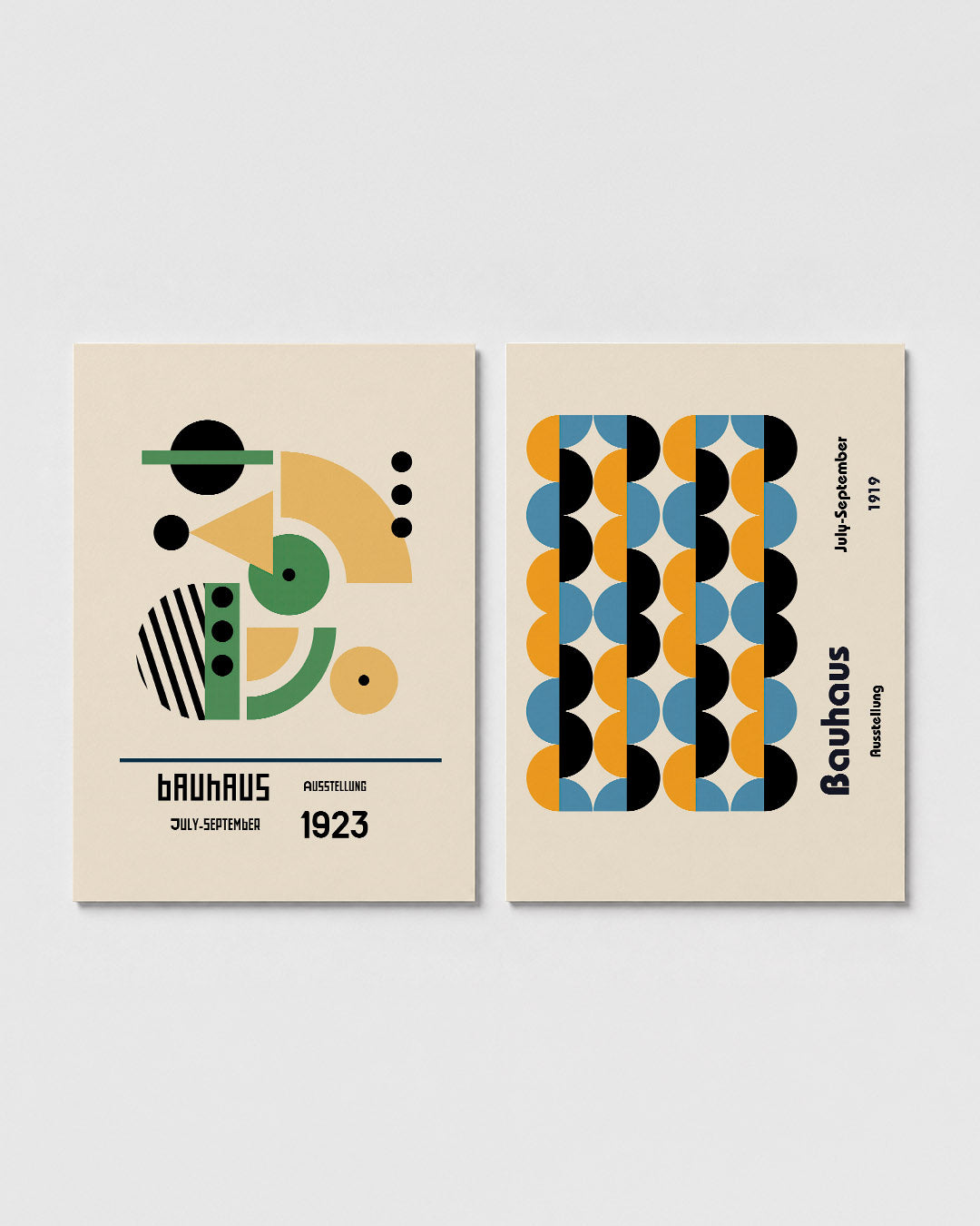 Vormen en vlakkenspel Posterset