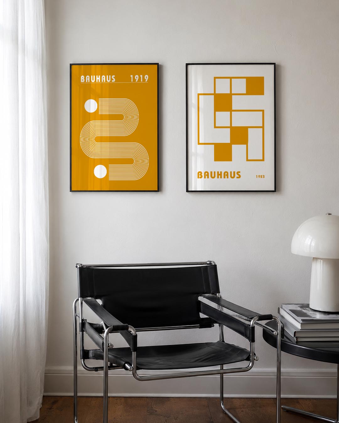 Lijnenspel en kleur Posterset