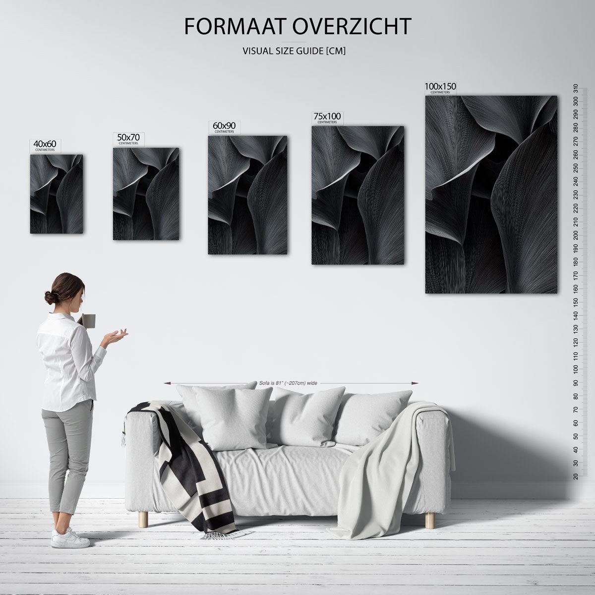 Organische lijnen Kunstwerk