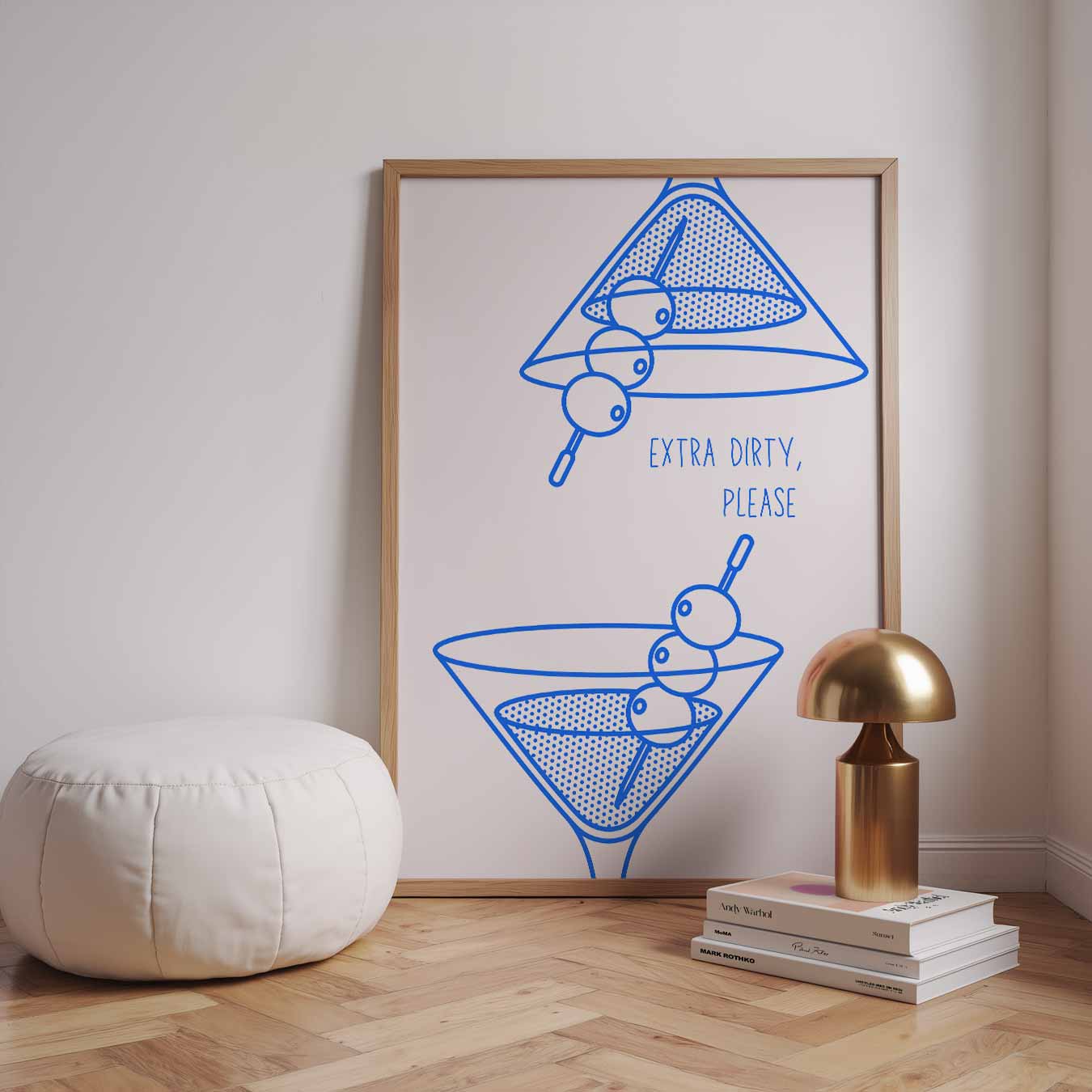 Stijlvolle Martini Poster voor de Cocktail Lover Poster-WallArtistic