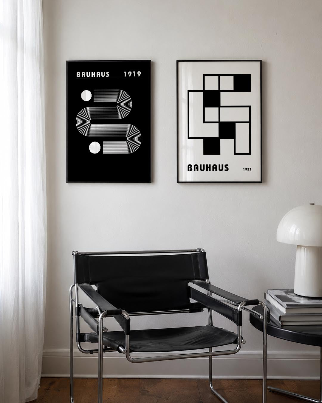 Lijnen en cirkel Posterset