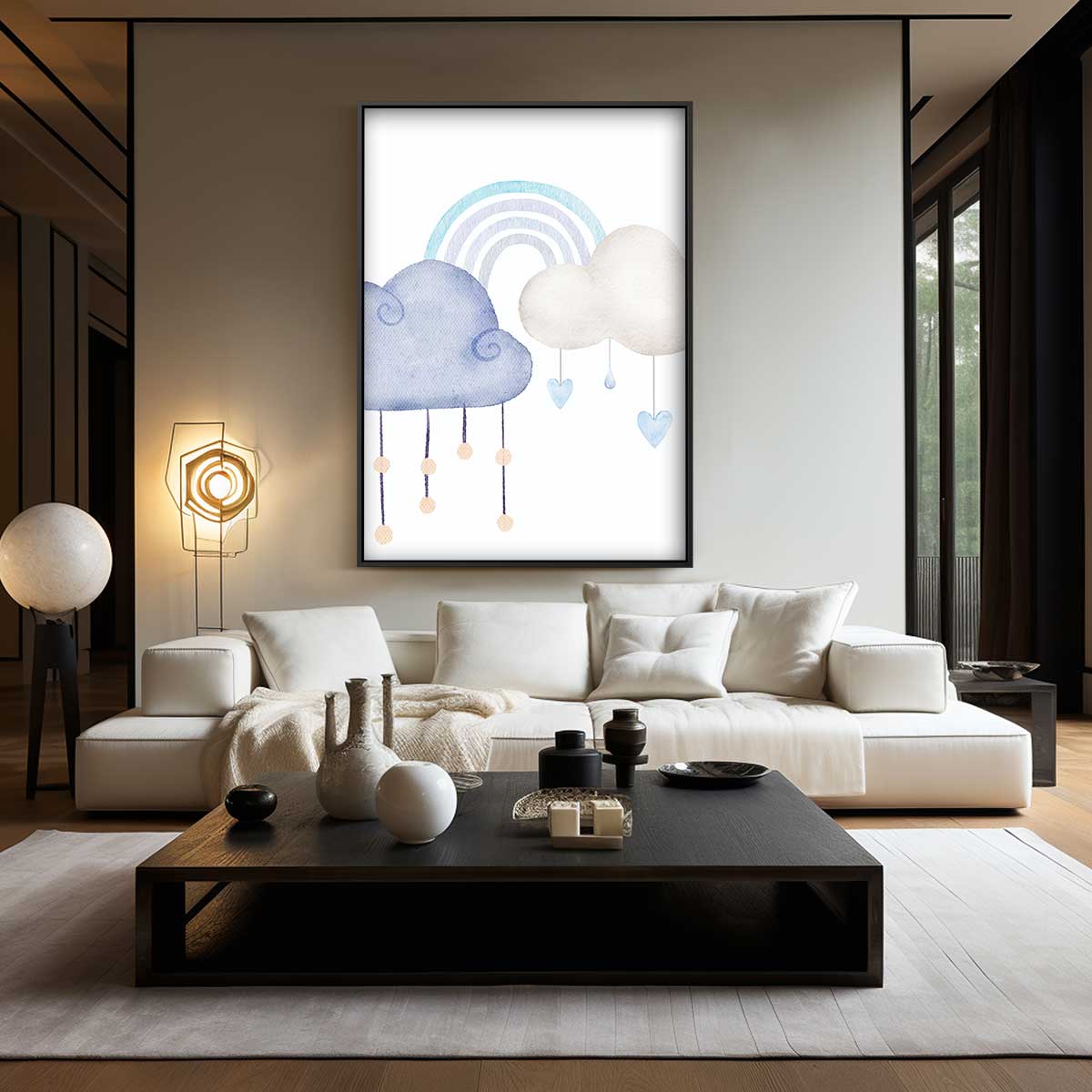 Abstract kunstwerk Kunstwerk-canvas-dibond-plexiglas-wanddecoratie-WallArtistic