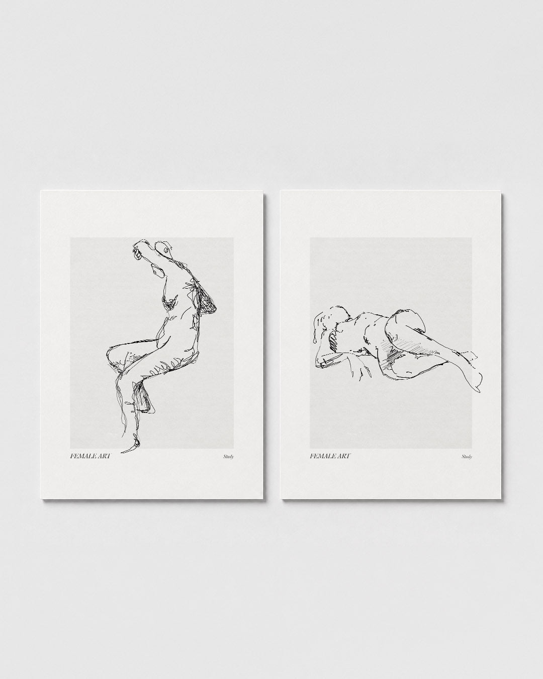 Lijnenspel en vormen Posterset