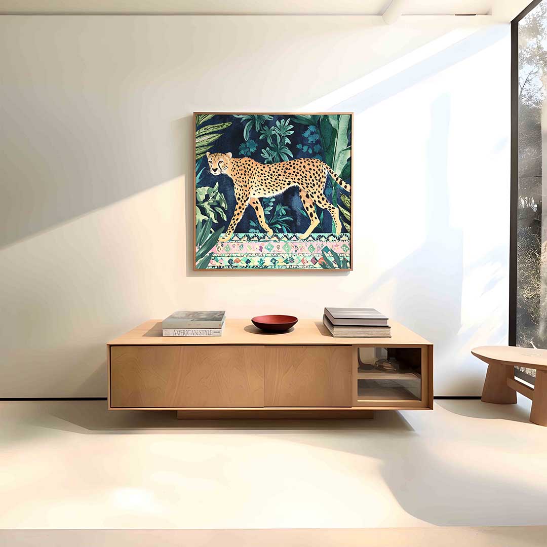 Luipaard in jungle Poster