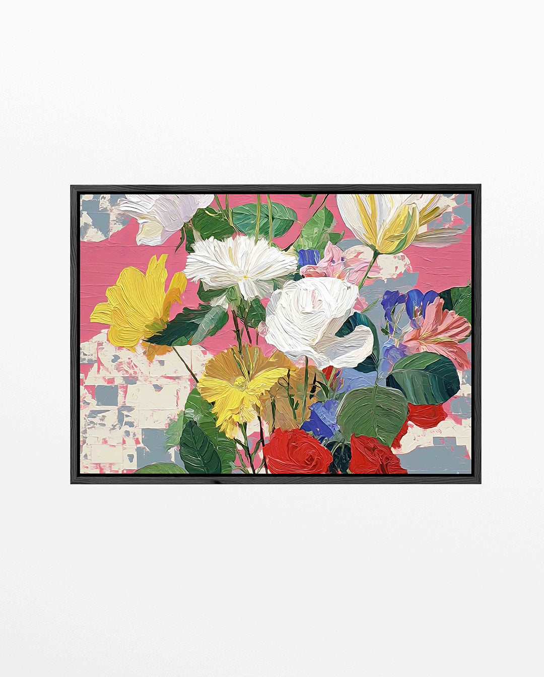 Bloemrijke compositie Kunstwerk