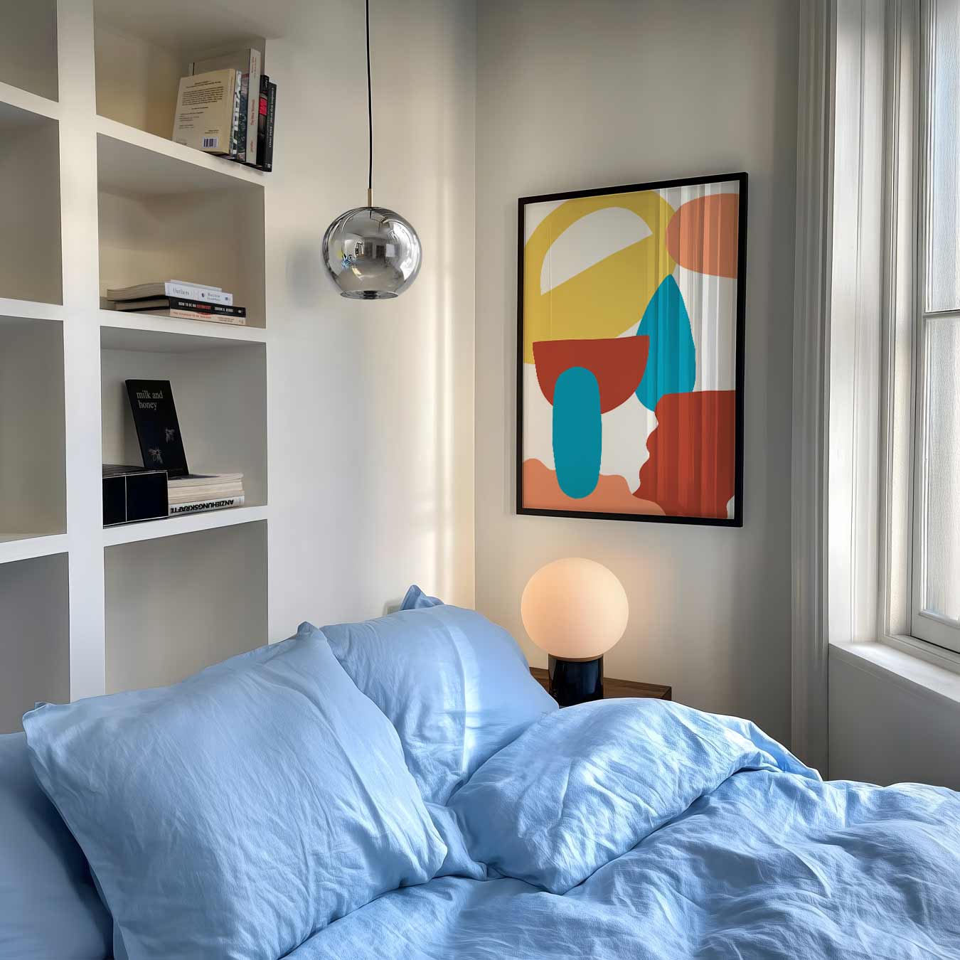 Kleurrijke Abstracte Vormen Poster-WallArtistic