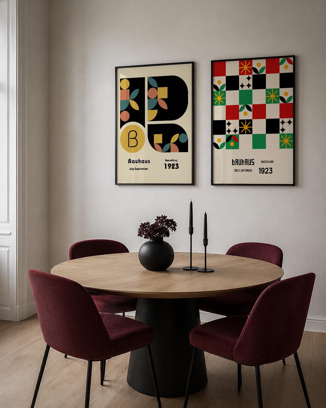 Vormen en kleurvlakken Posterset
