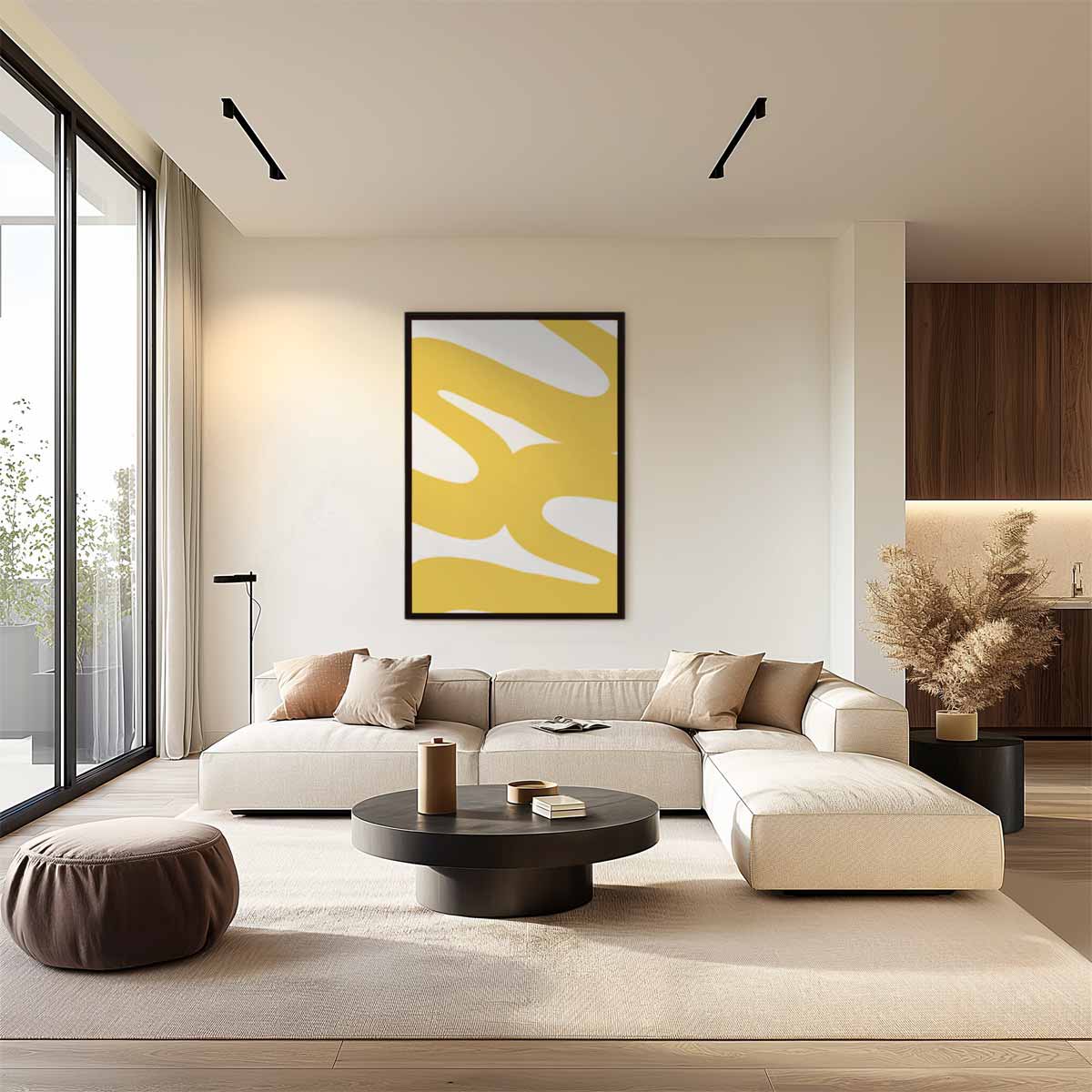 Zonnestraal Patronen Kunstwerk-canvas-dibond-plexiglas-wanddecoratie-WallArtistic